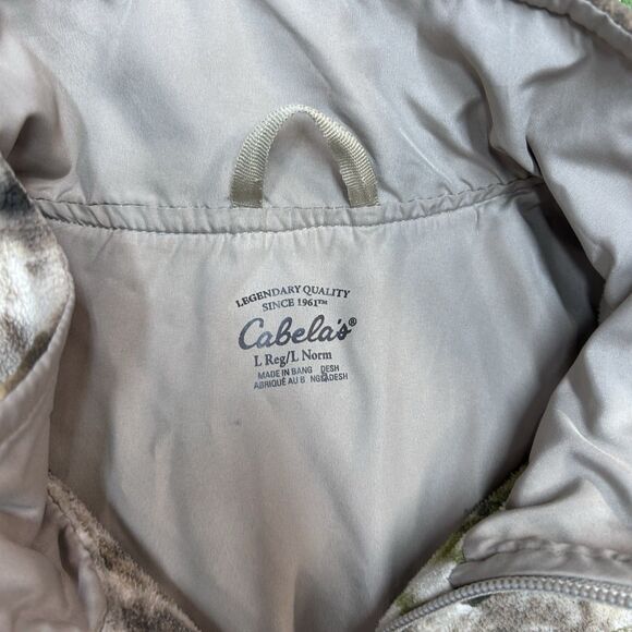 Cabela’s Full Zip Camouflage Fleece Vest Mens Size Large - Picture 10 of 10